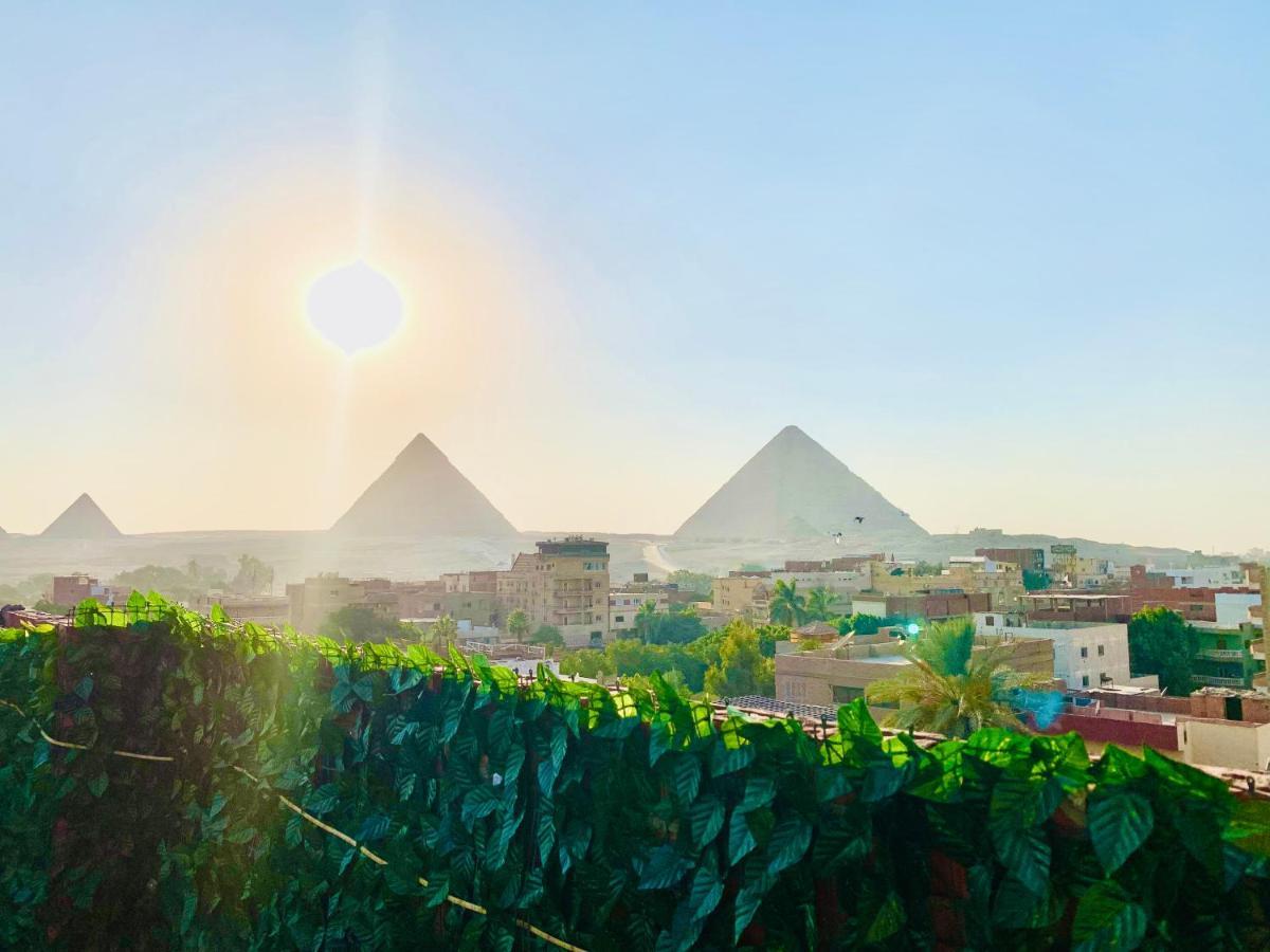 Loay Pyramids View Leilighet Kairo Eksteriør bilde