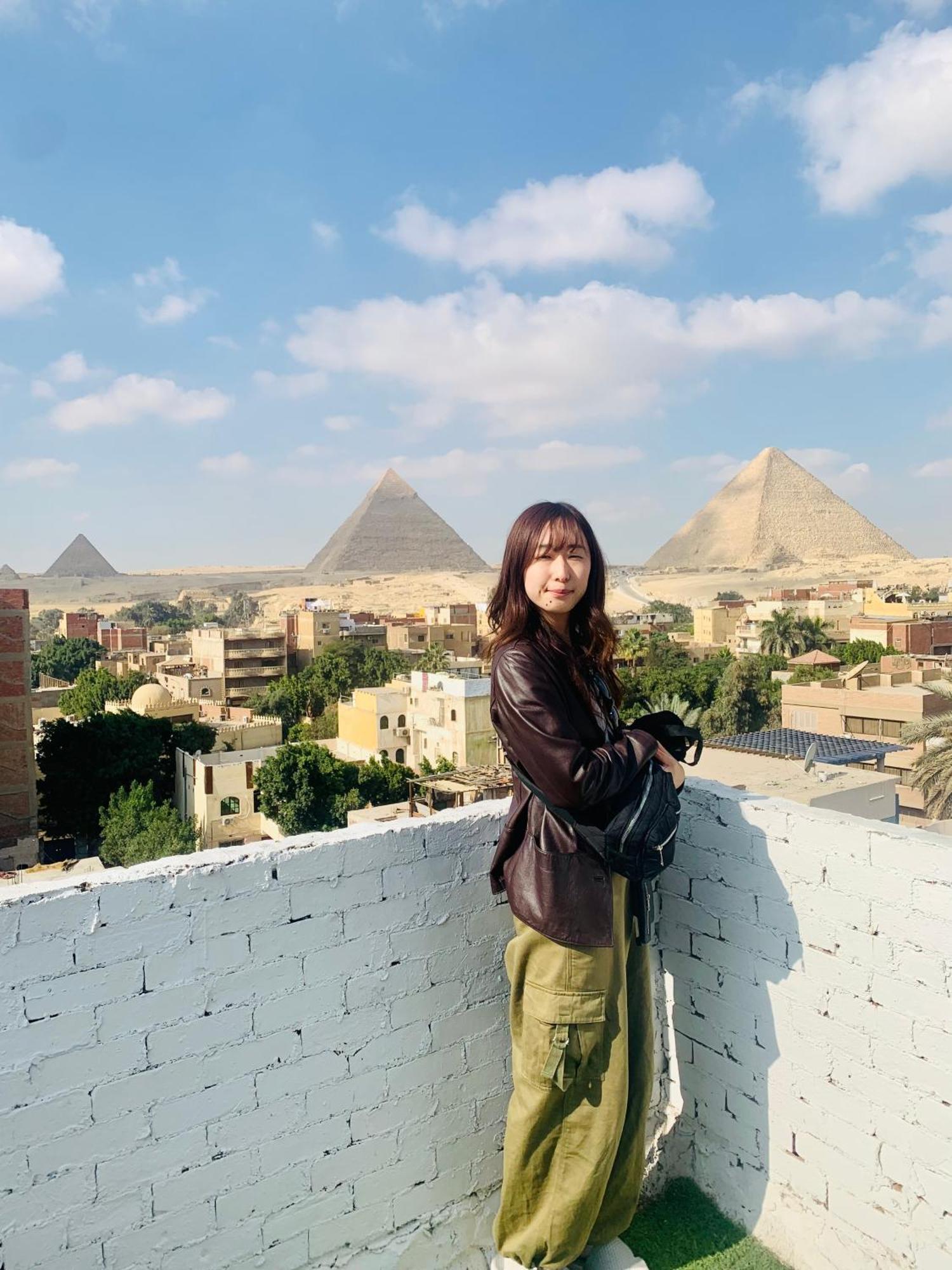 Loay Pyramids View Leilighet Kairo Eksteriør bilde