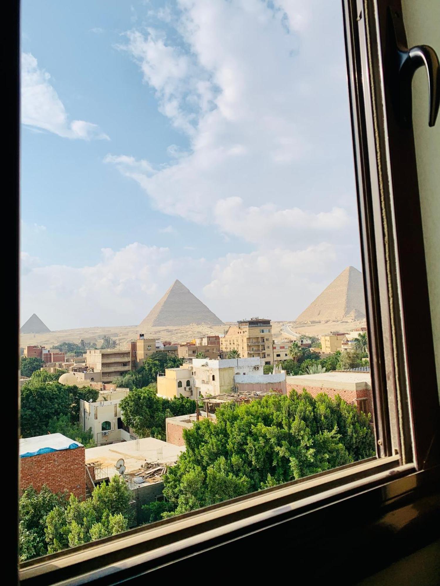 Loay Pyramids View Leilighet Kairo Eksteriør bilde