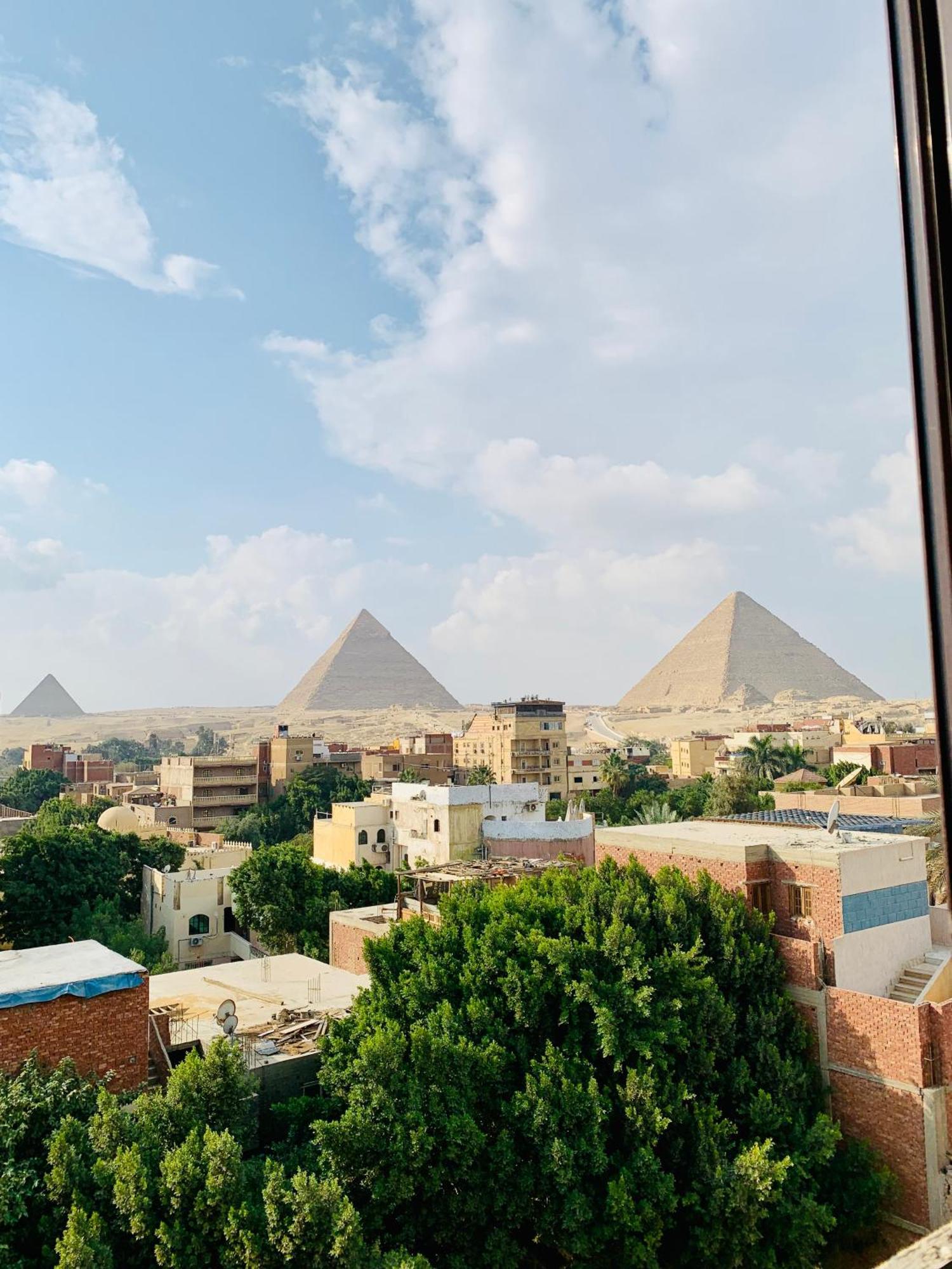 Loay Pyramids View Leilighet Kairo Eksteriør bilde