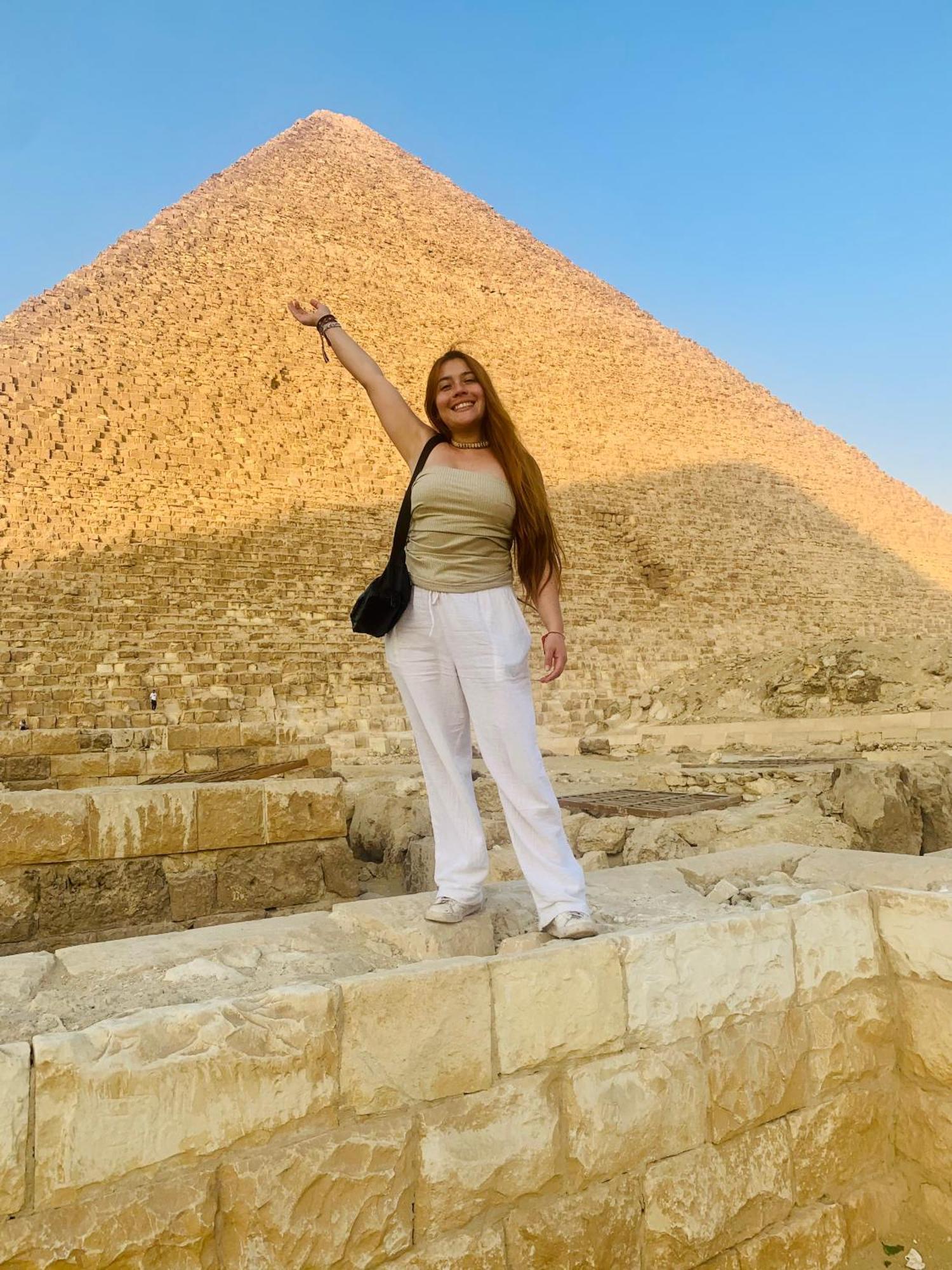 Loay Pyramids View Leilighet Kairo Eksteriør bilde