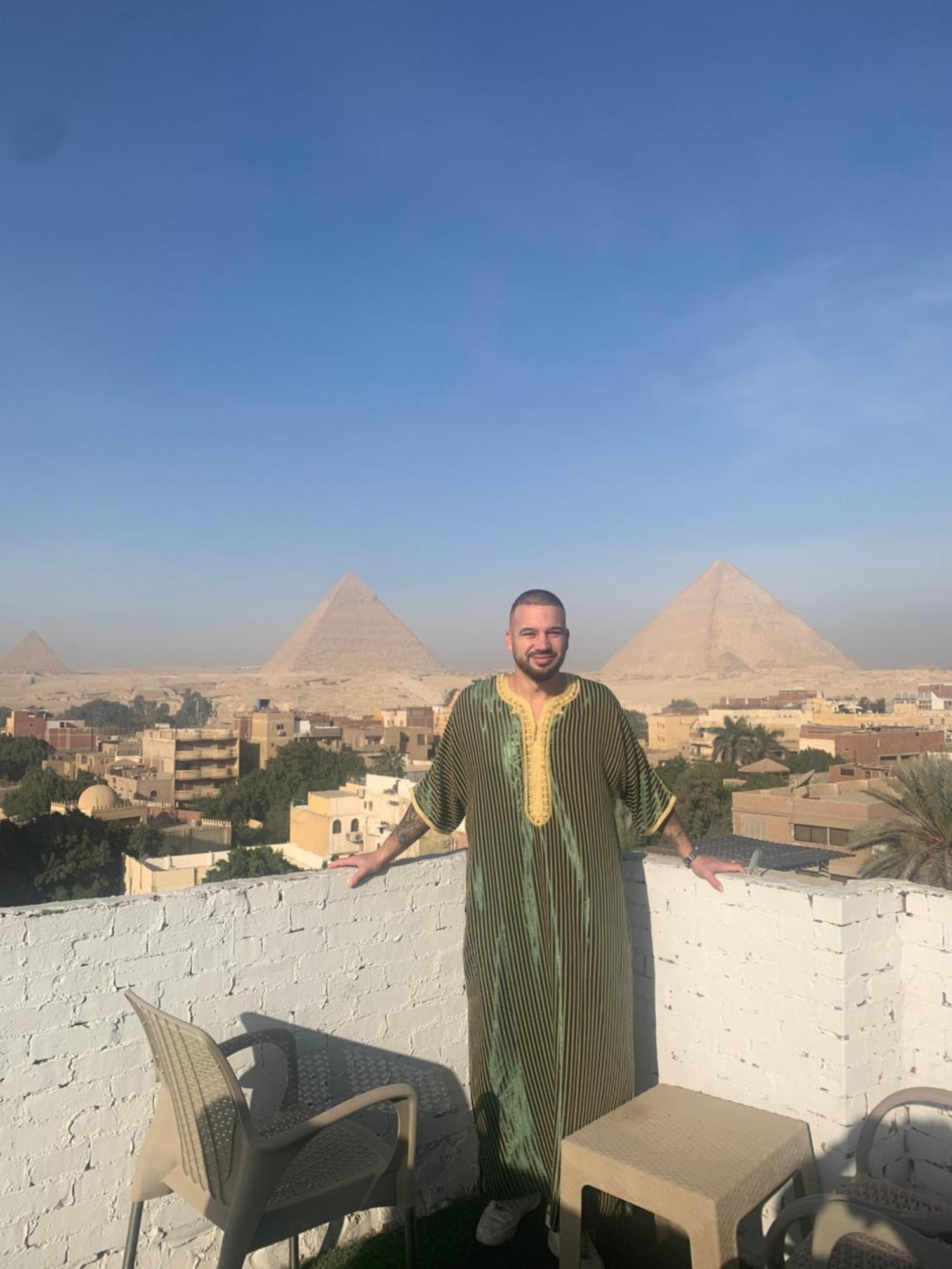 Loay Pyramids View Leilighet Kairo Eksteriør bilde
