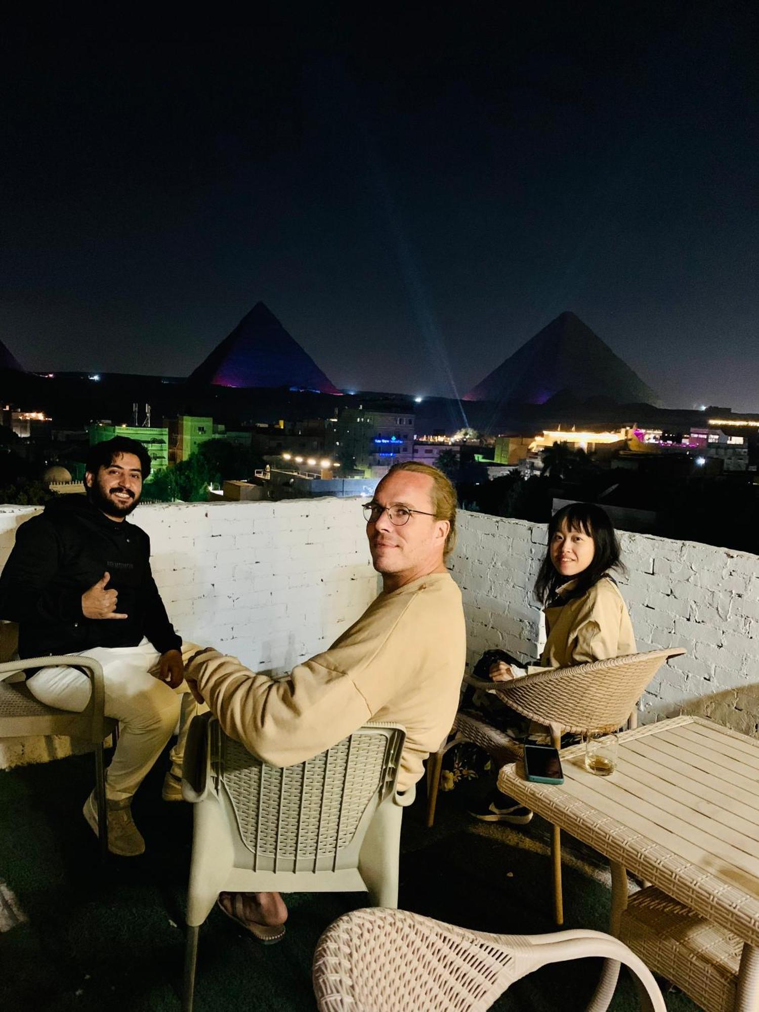 Loay Pyramids View Leilighet Kairo Eksteriør bilde