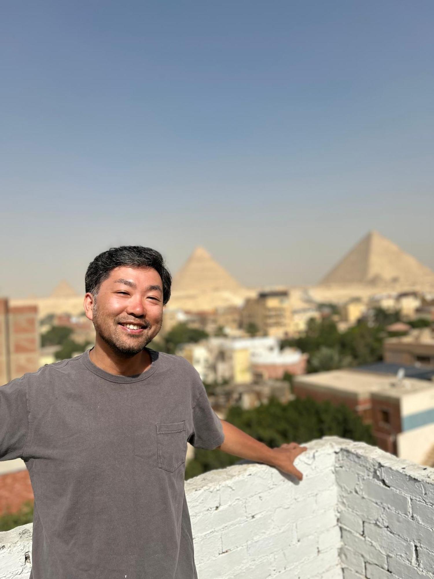 Loay Pyramids View Leilighet Kairo Eksteriør bilde