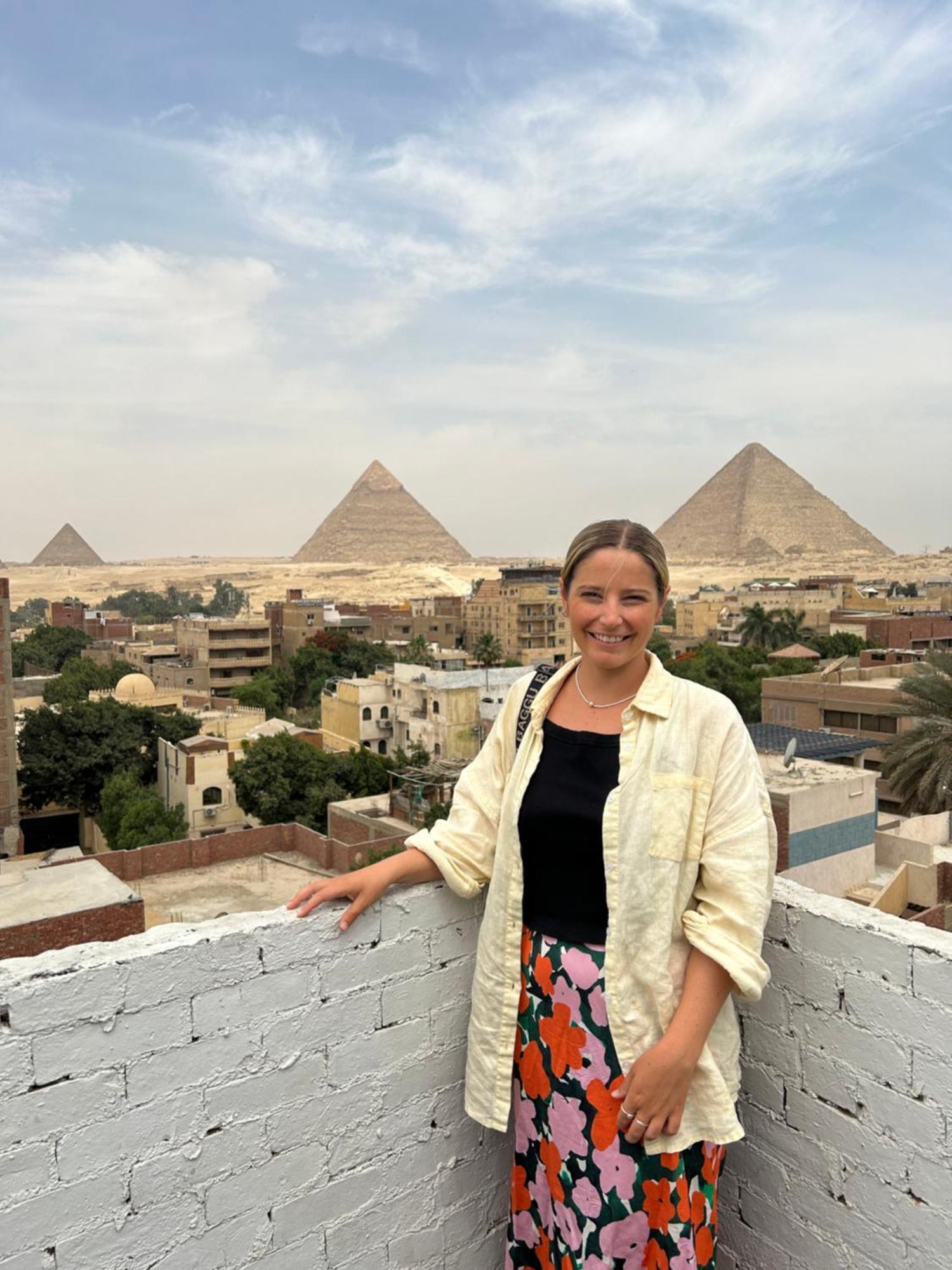 Loay Pyramids View Leilighet Kairo Eksteriør bilde