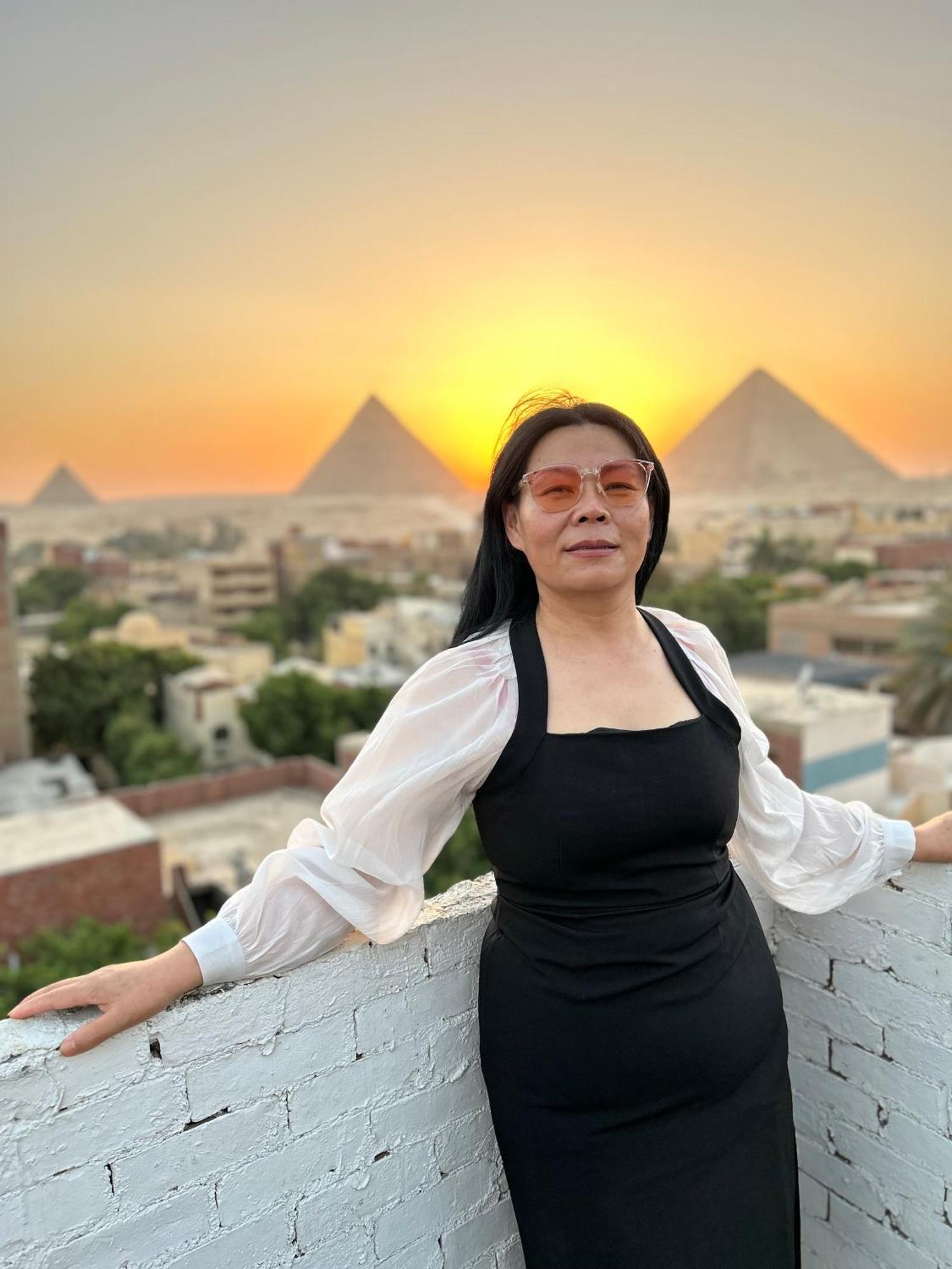 Loay Pyramids View Leilighet Kairo Eksteriør bilde