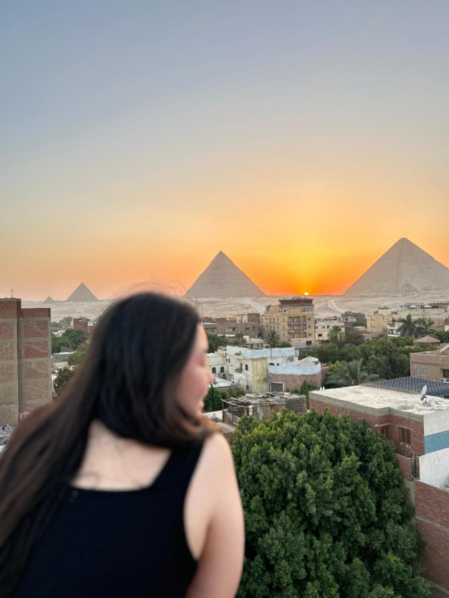 Loay Pyramids View Leilighet Kairo Eksteriør bilde