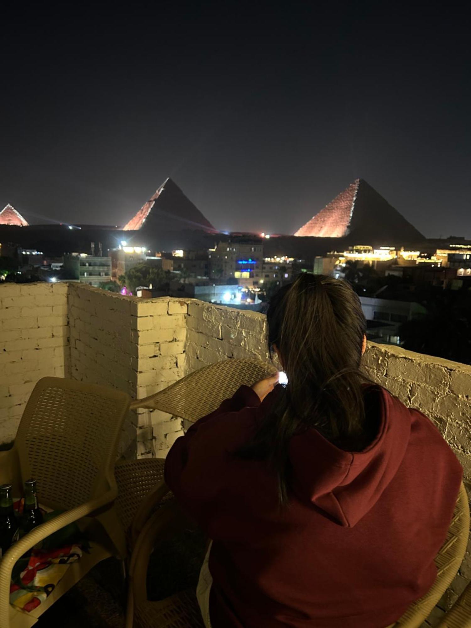 Loay Pyramids View Leilighet Kairo Eksteriør bilde