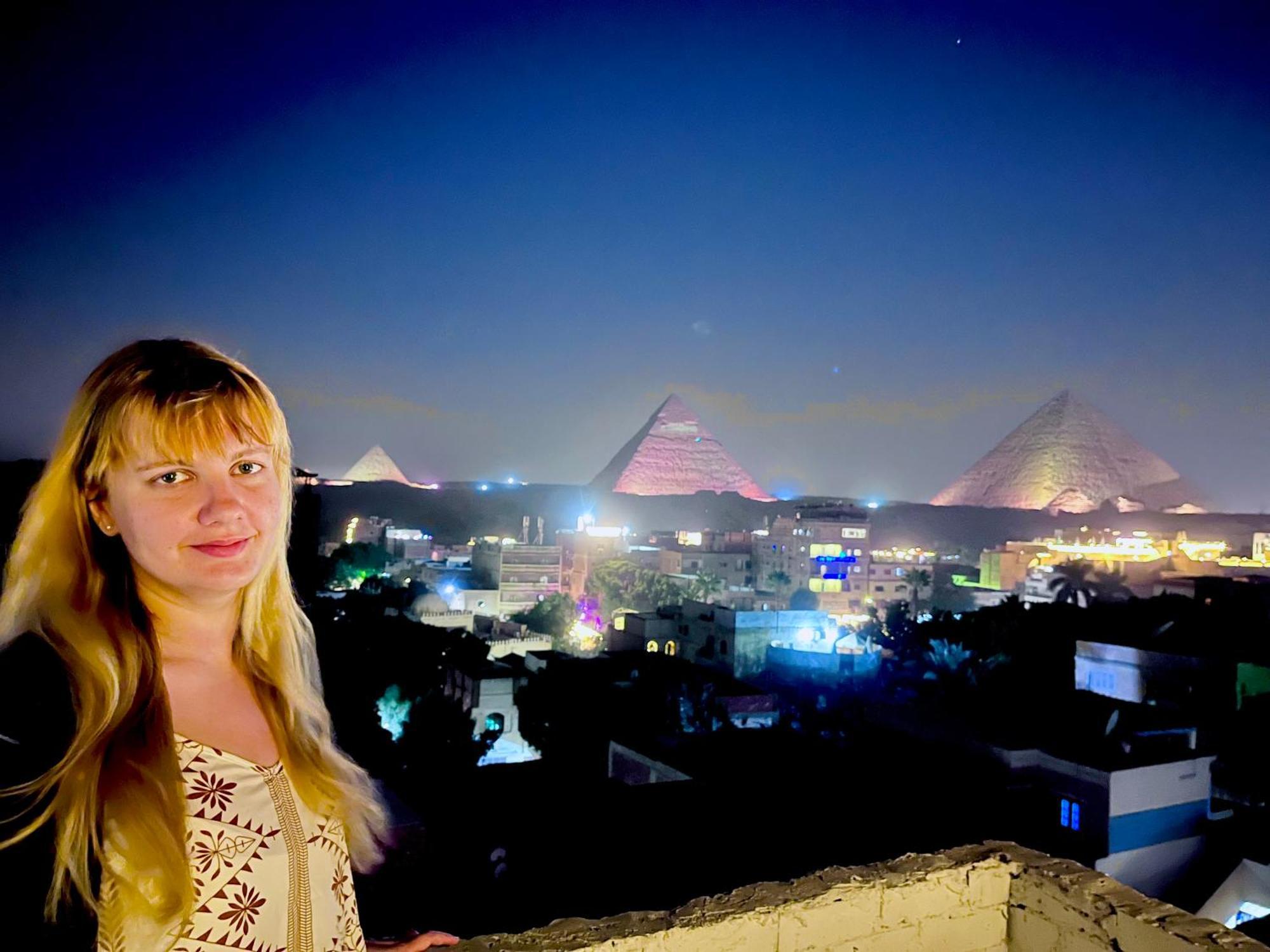 Loay Pyramids View Leilighet Kairo Eksteriør bilde